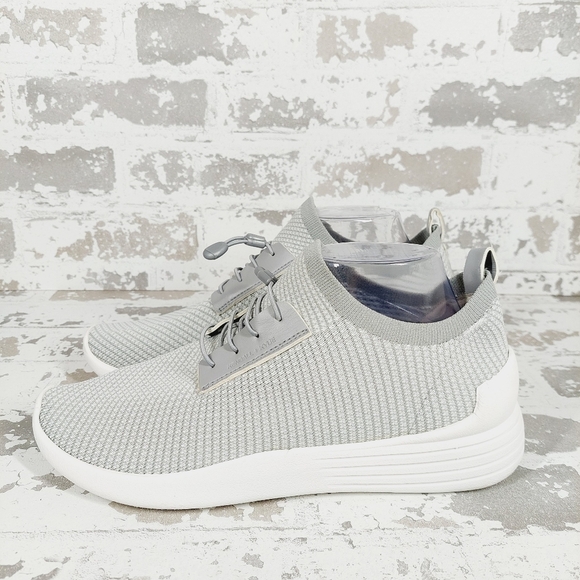Kendall + Kylie Light Gray High Top Lace Up Mesh Casual Sneaker  C554 - Picture 1 of 10
